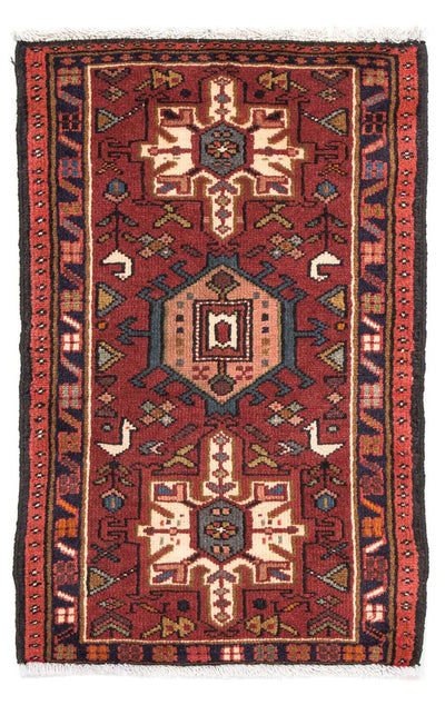 Qaraja Teppich 60x96cm - Perserteppich - braun