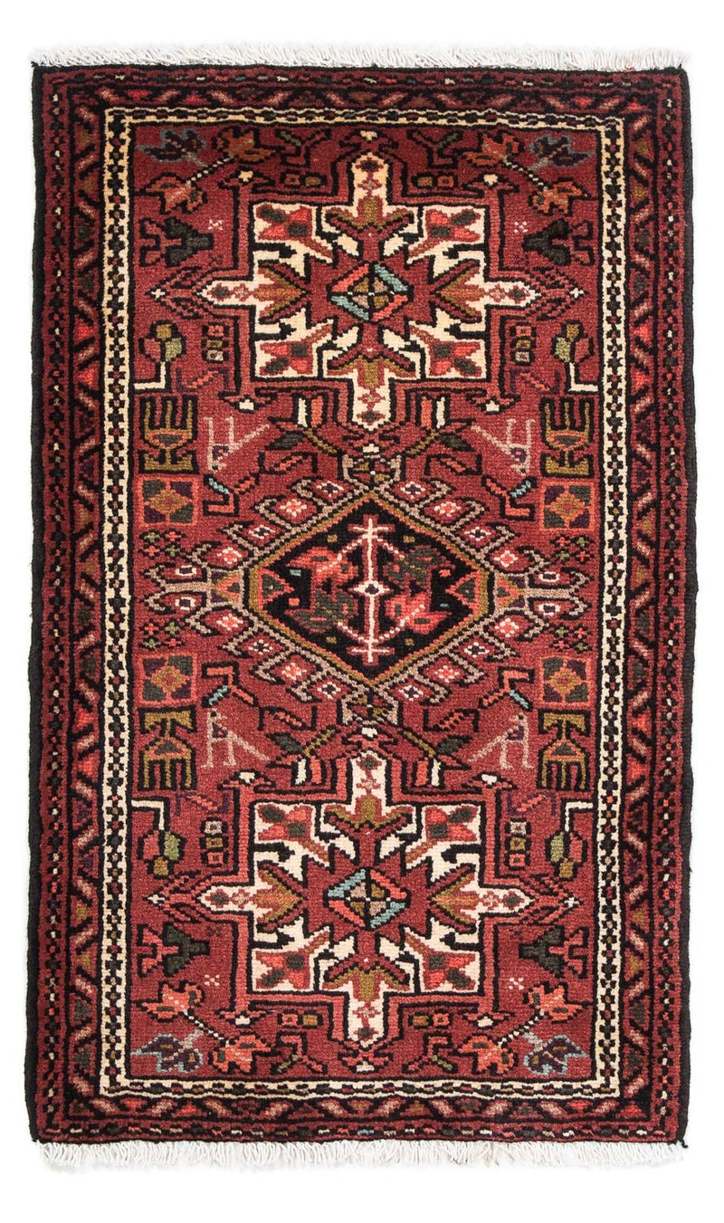 Qaraja Teppich 66x110cm - Perserteppich - braun