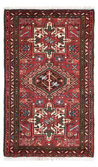 Qaraja Teppich 64x106cm - Perserteppich - dunkelrot – product image
