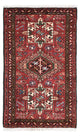 Qaraja Teppich 64x106cm - Perserteppich - dunkelrot