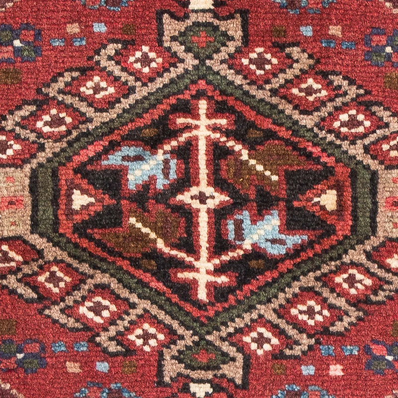 Qaraja Teppich 64x106cm - Perserteppich - dunkelrot