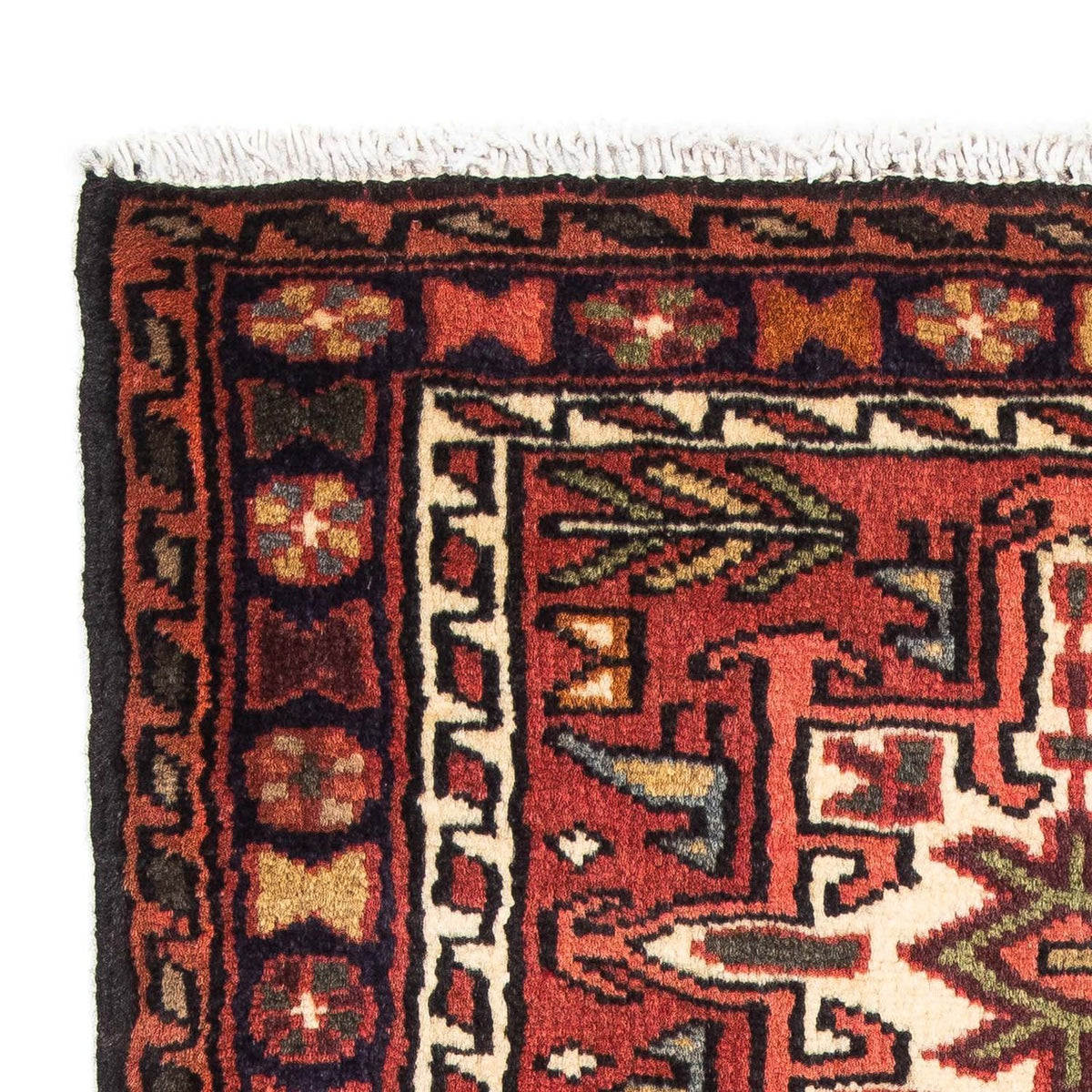 Qaraja Teppich 66x105cm - Perserteppich - braun