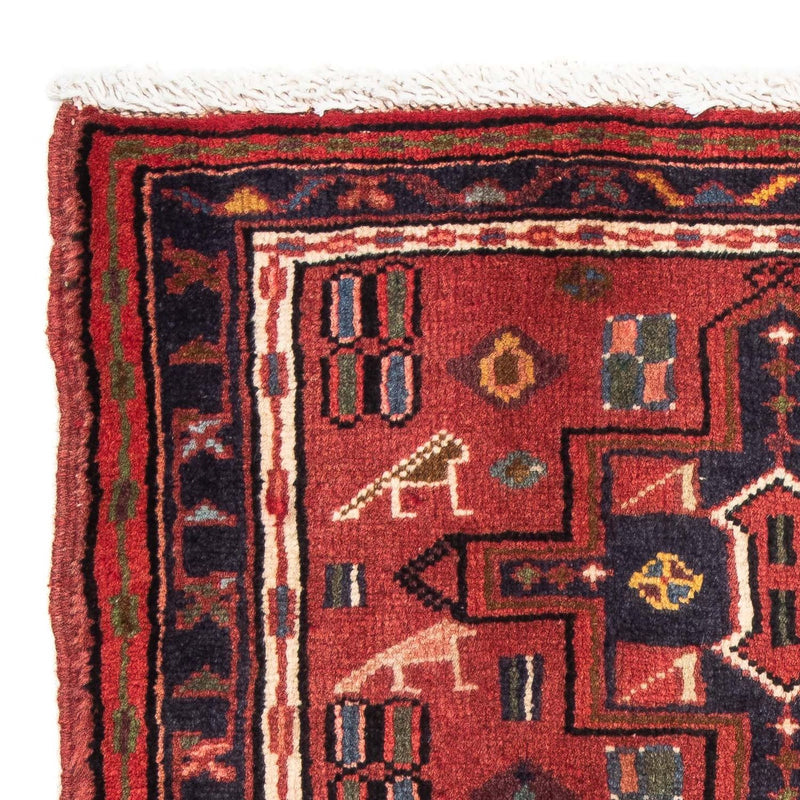 Qaraja Teppich 70x100cm - Perserteppich - braun