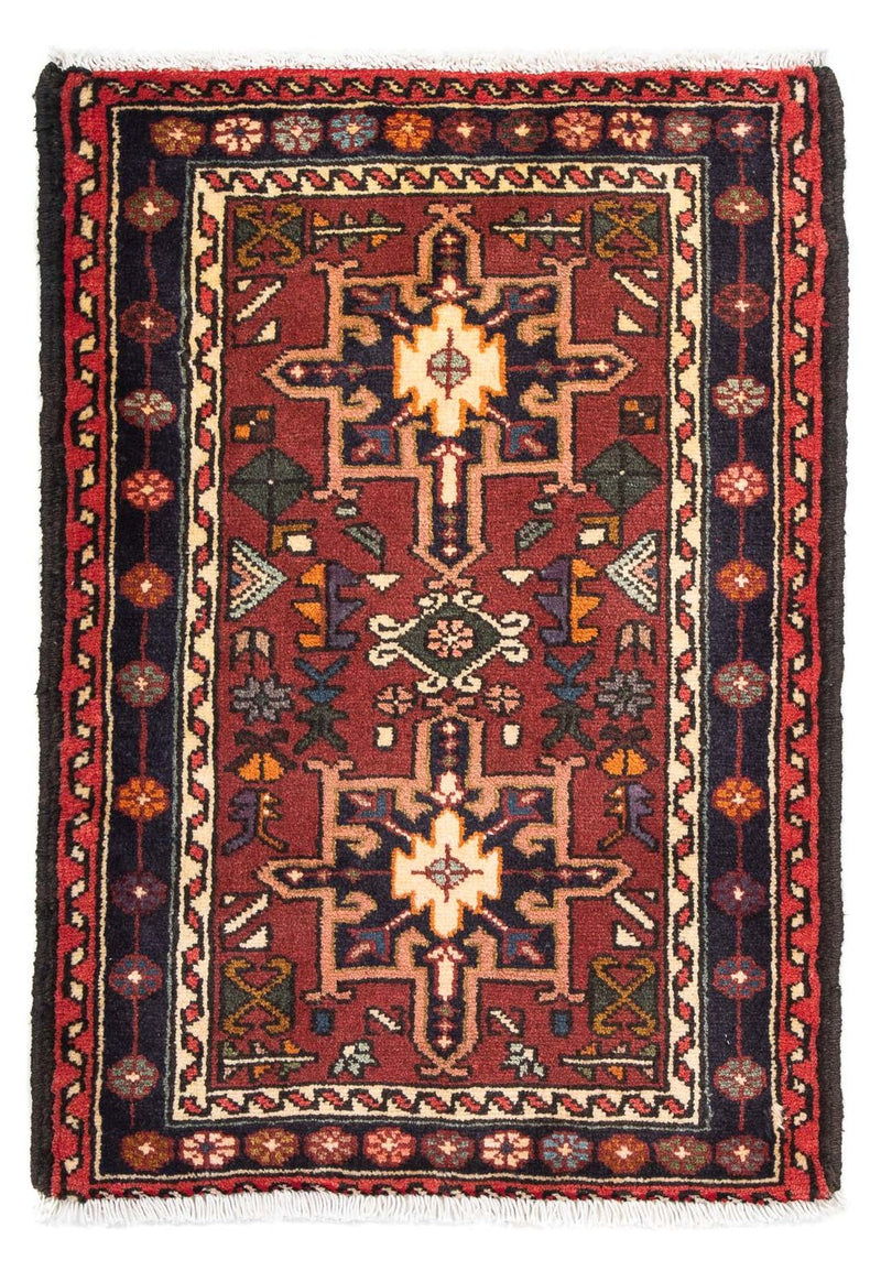 Qaraja Teppich 72x100cm - Perserteppich - braun