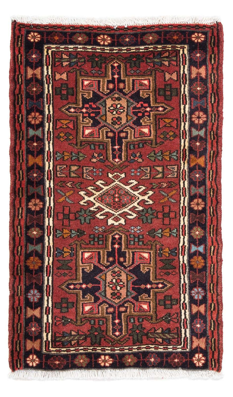 Qaraja Teppich 68x108cm - Perserteppich - braun