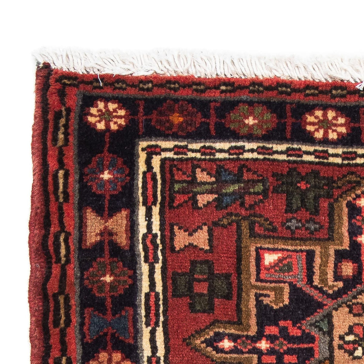Qaraja Teppich 68x108cm - Perserteppich - braun