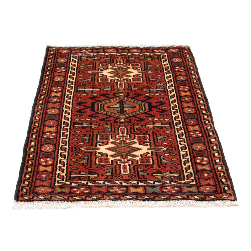 Qaraja Teppich 67x105cm - Perserteppich - braun