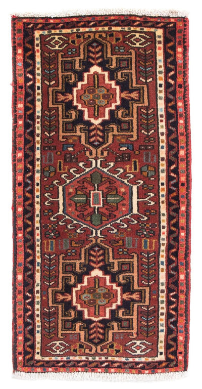 Qaraja Teppich 54x105cm - Perserteppich - braun