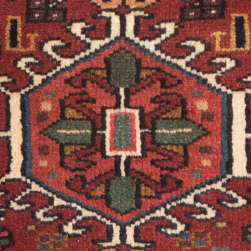 Qaraja Teppich 54x105cm - Perserteppich - braun