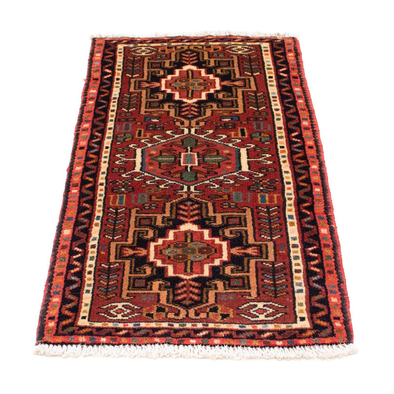 Qaraja Teppich 54x105cm - Perserteppich - braun