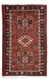 Qaraja Teppich 72x110cm - Perserteppich - dunkelrot – product image