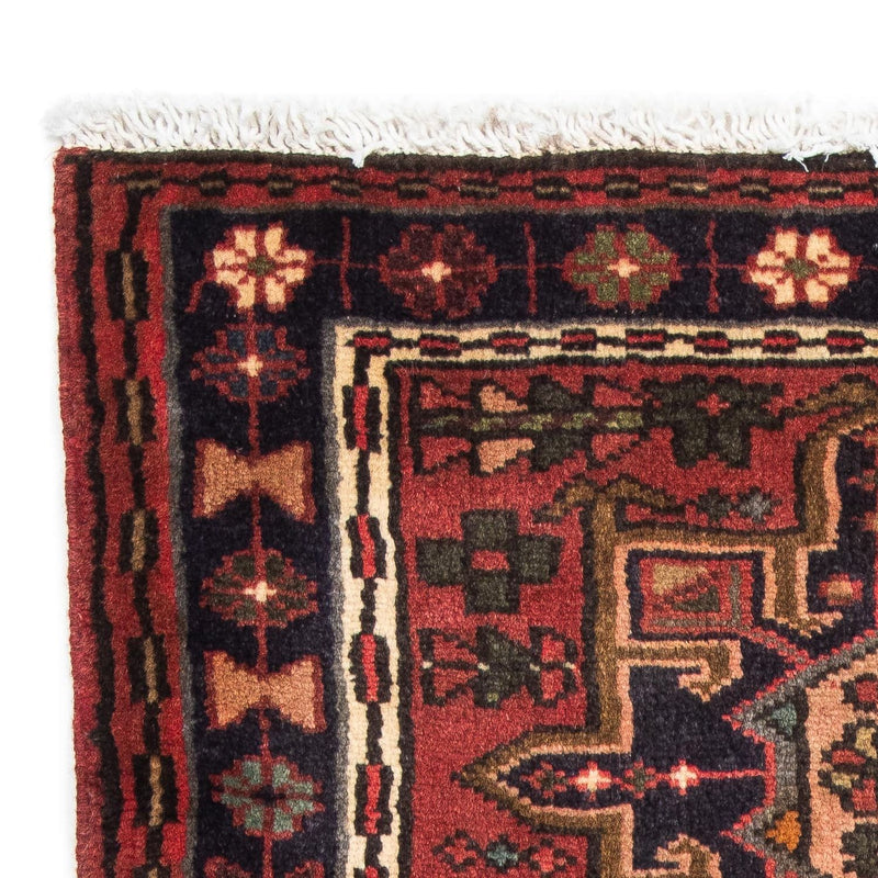 Qaraja Teppich 72x110cm - Perserteppich - dunkelrot