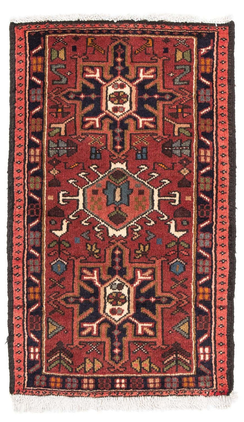 Qaraja Teppich 57x95cm - Perserteppich - rost