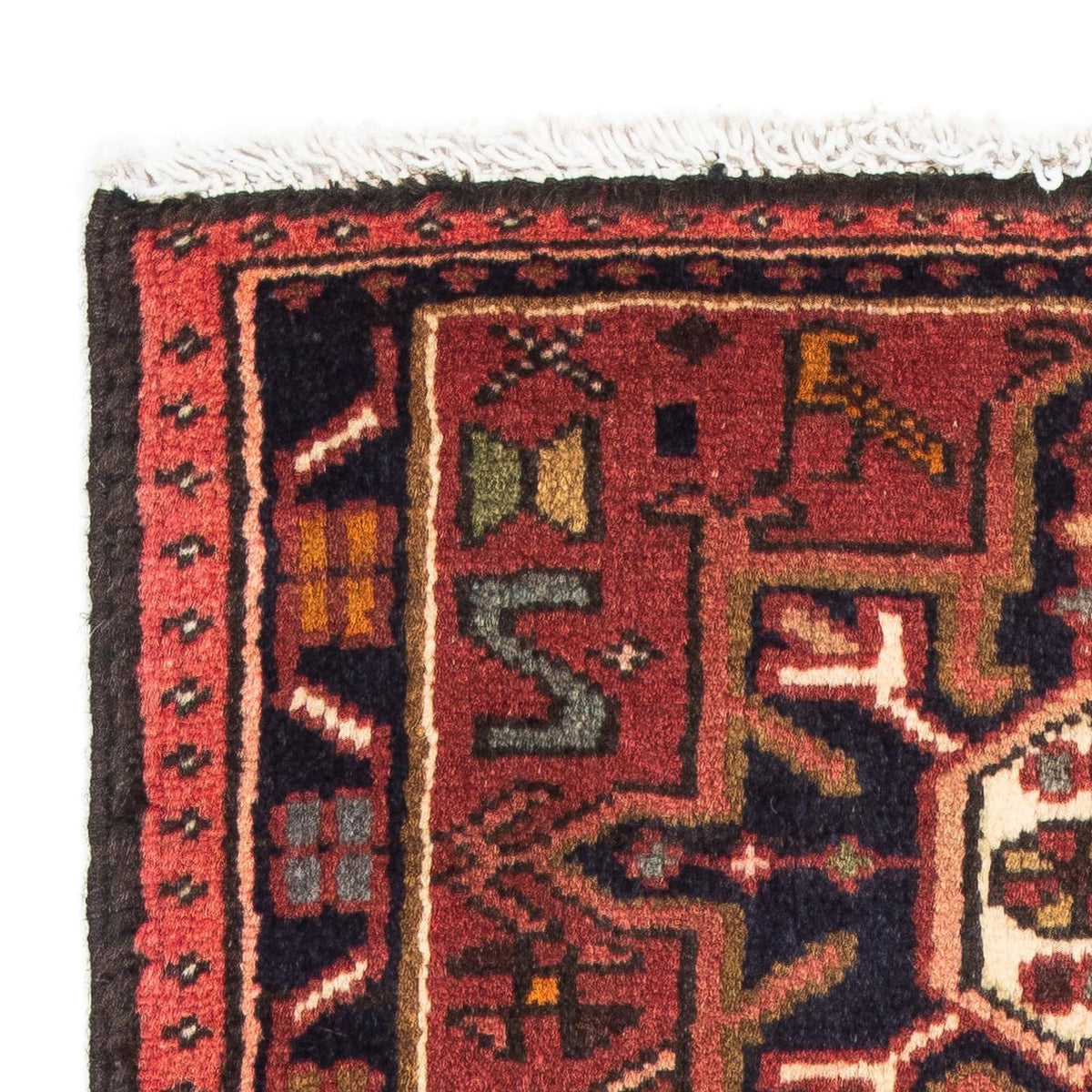 Qaraja Teppich 57x95cm - Perserteppich - rost