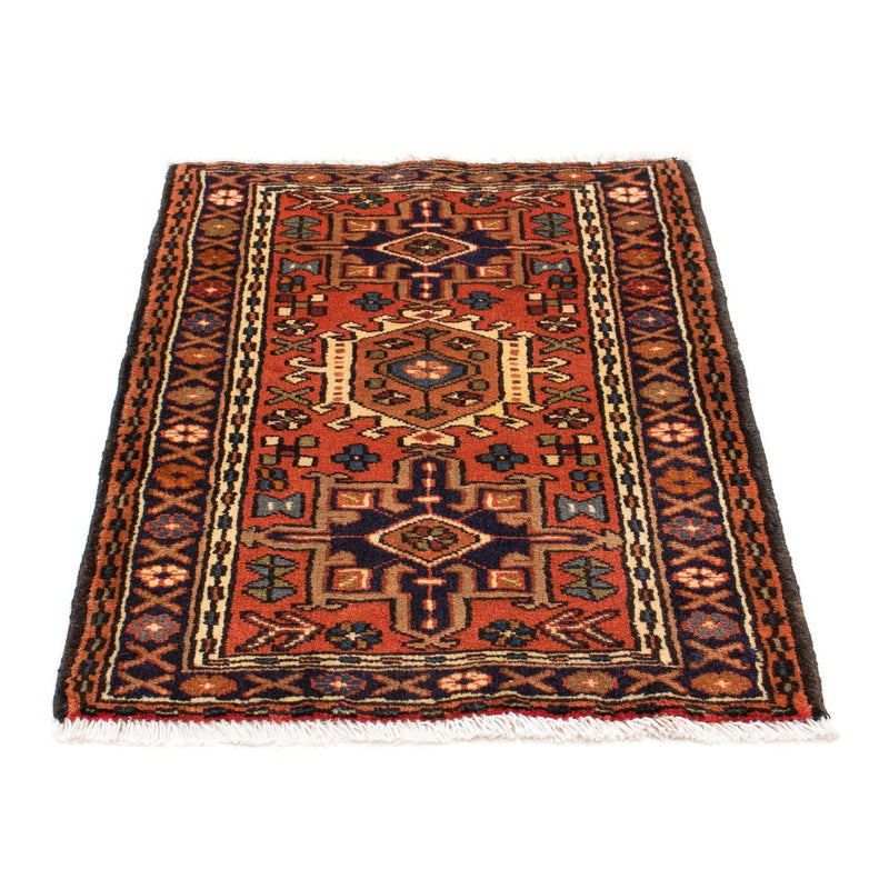 Qaraja Teppich 70x98cm - Perserteppich - rost