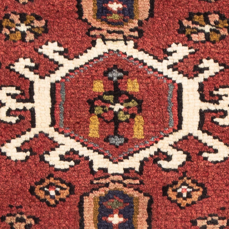 Qaraja Teppich 73x100cm - Perserteppich - dunkelrot