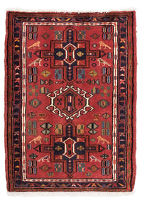Qaraja Teppich 70x98cm - Perserteppich - dunkelrot – product image