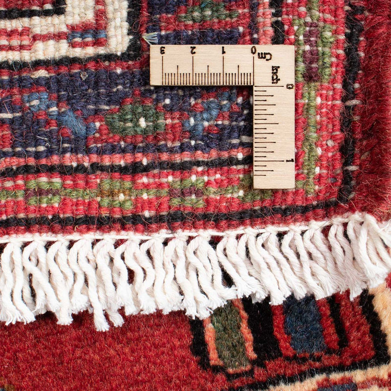 Qaraja Teppich 70x98cm - Perserteppich - dunkelrot