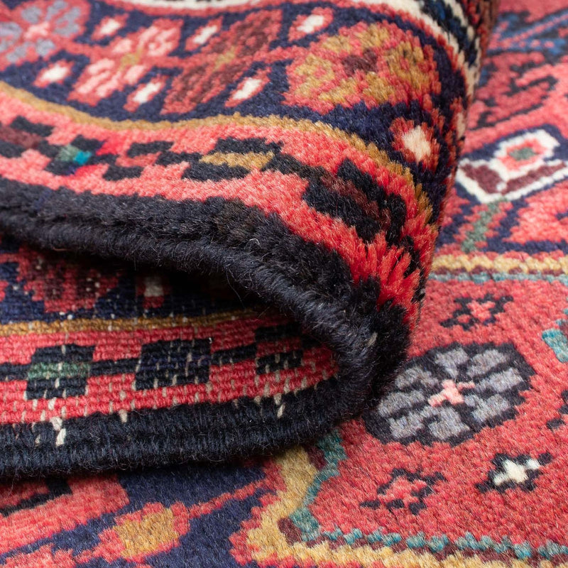 Qaraja Teppich 65x105cm - Perserteppich - dunkelrot