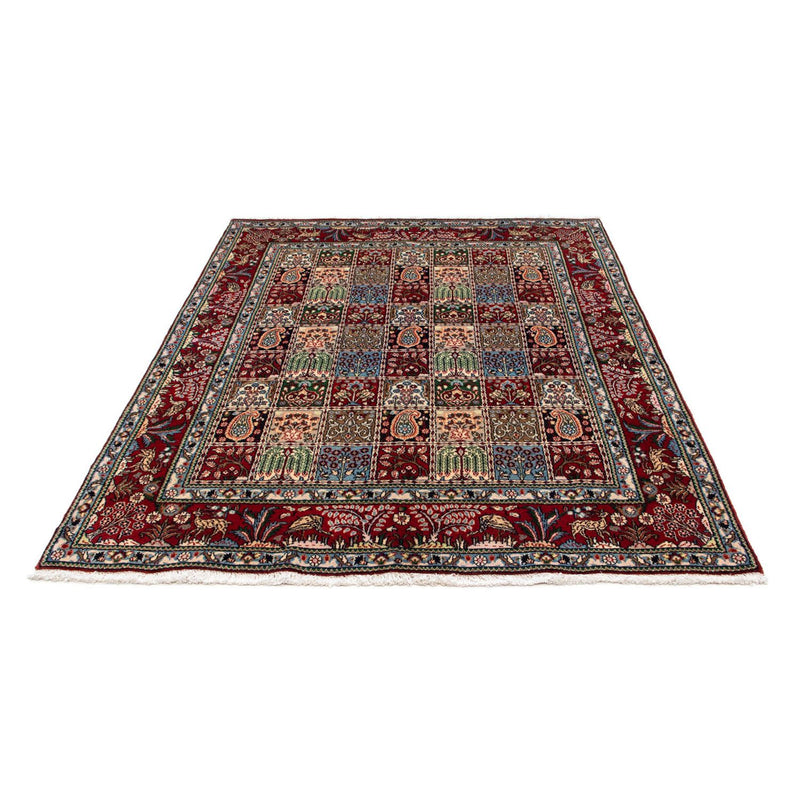 Moud Teppich 149x196cm - Perserteppich - dunkelrot