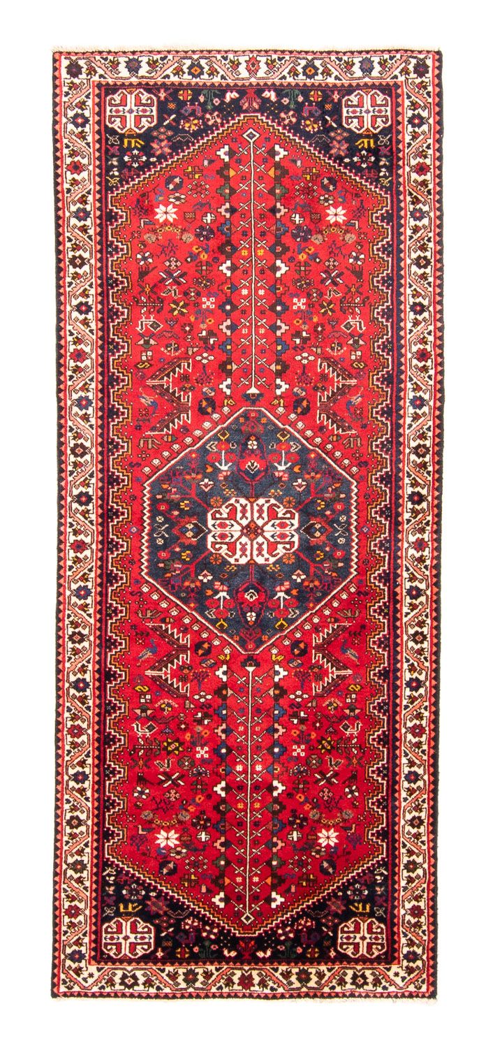 Shiraz Teppich 111x276cm - Perserteppich - dunkelrot
