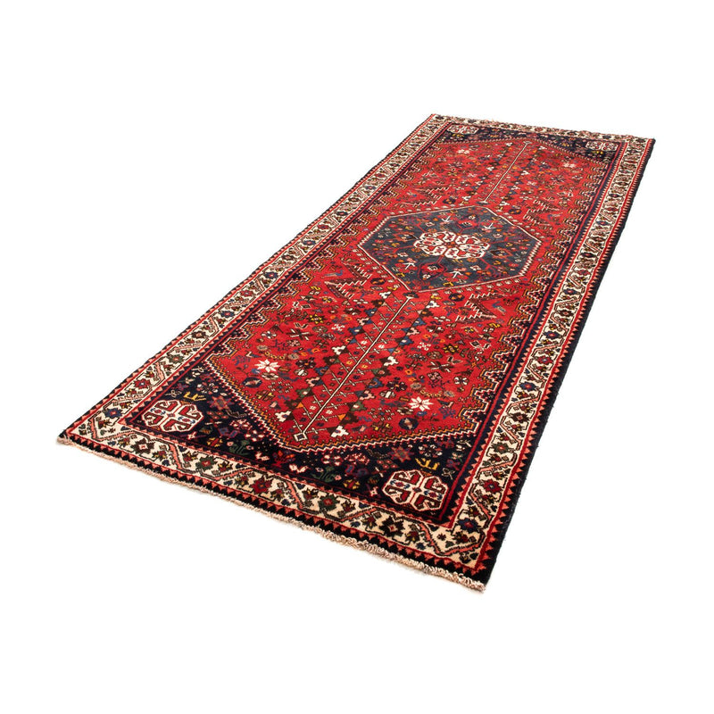 Shiraz Teppich 111x276cm - Perserteppich - dunkelrot