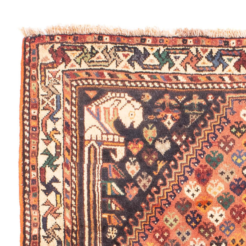 Shiraz Teppich 112x160cm - Perserteppich - hellrot