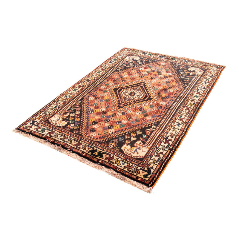Shiraz Teppich 112x160cm - Perserteppich - hellrot