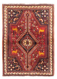 Shiraz Teppich 113x165cm - Perserteppich - dunkelrot – product image