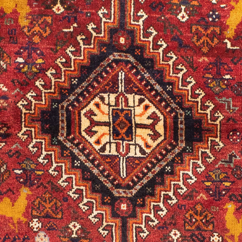 Shiraz Teppich 113x165cm - Perserteppich - dunkelrot