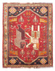 Shiraz Teppich 120x167cm - Perserteppich - dunkelrot
