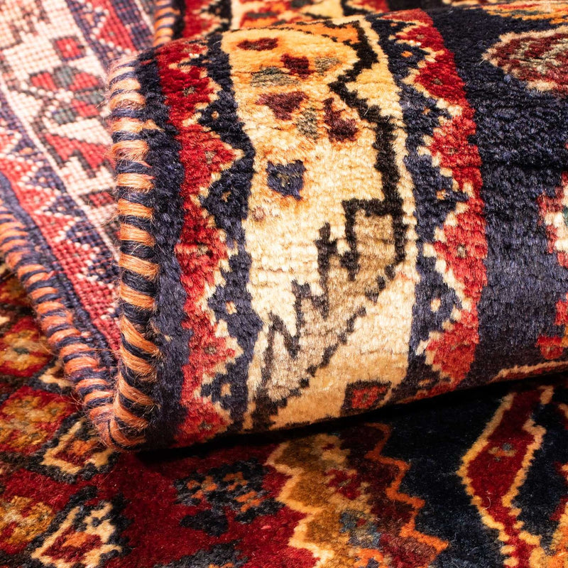 Shiraz Teppich 110x187cm - Perserteppich - dunkelrot