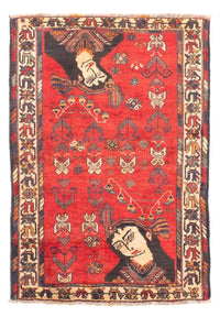Shiraz Teppich 110x155cm - Perserteppich - dunkelrot – product image