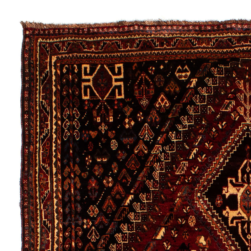 Shiraz Teppich 187x266cm - Perserteppich - dunkelrot