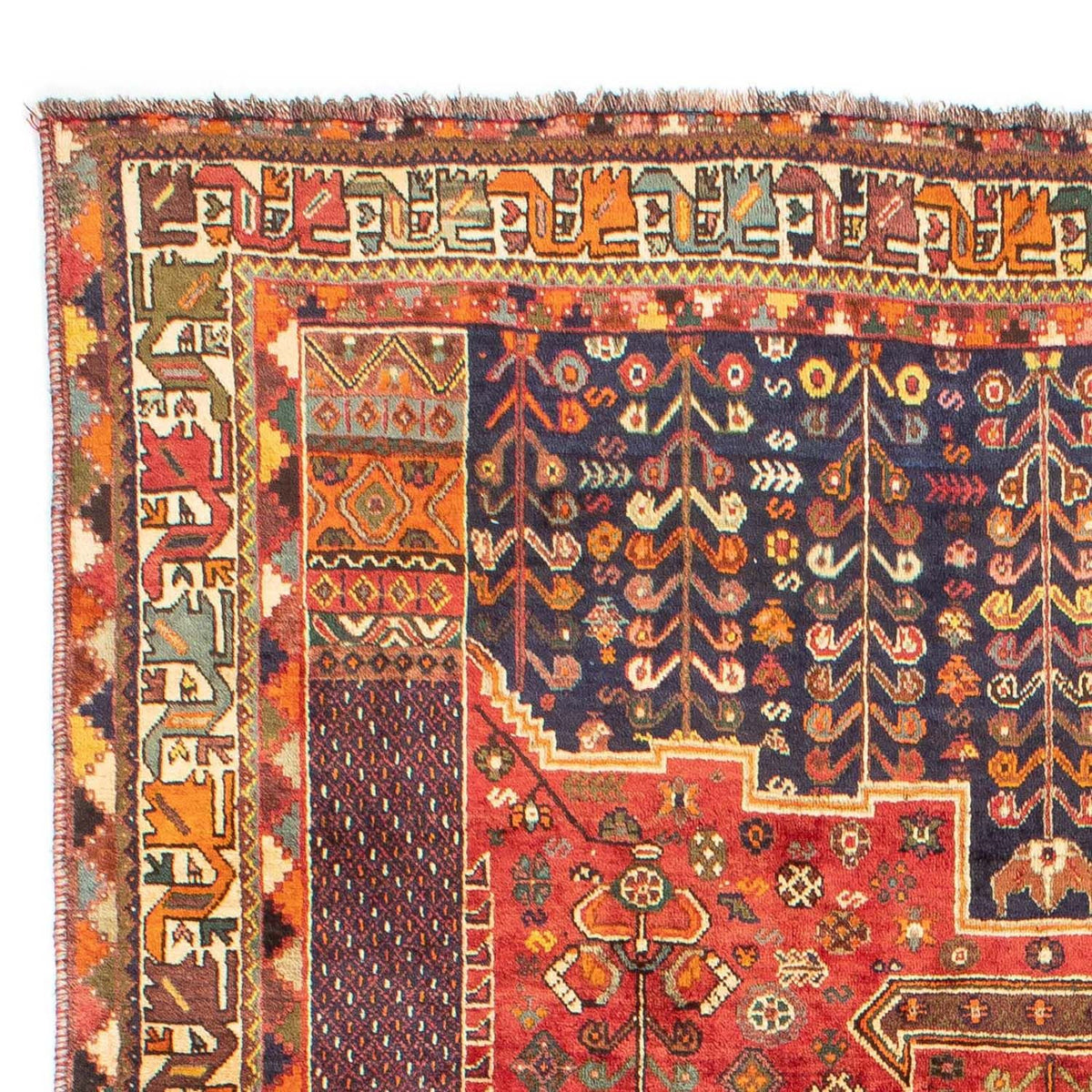 Shiraz Teppich 185x283cm - Perserteppich - rot