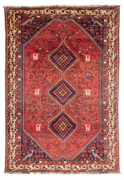 Shiraz Teppich 206x308cm - Perserteppich - rot
