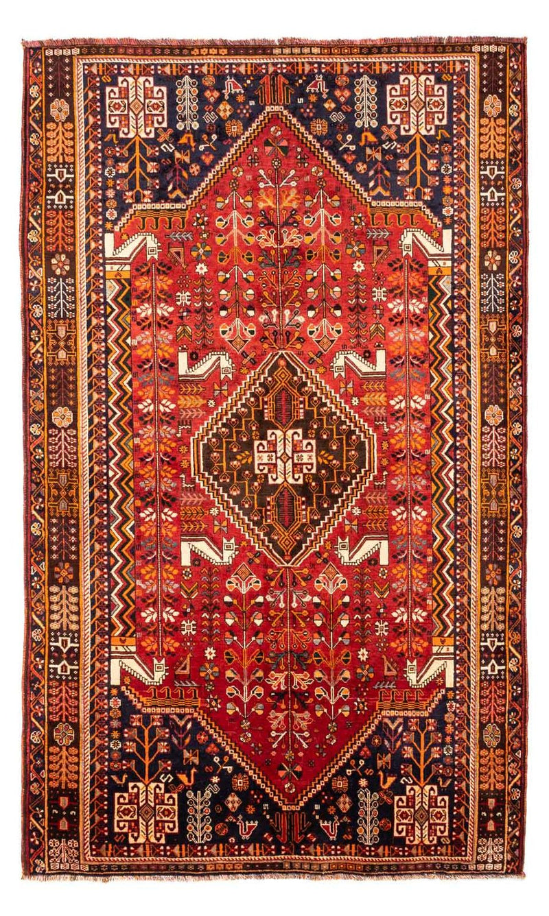 Shiraz Teppich 165x278cm - Perserteppich - dunkelrot