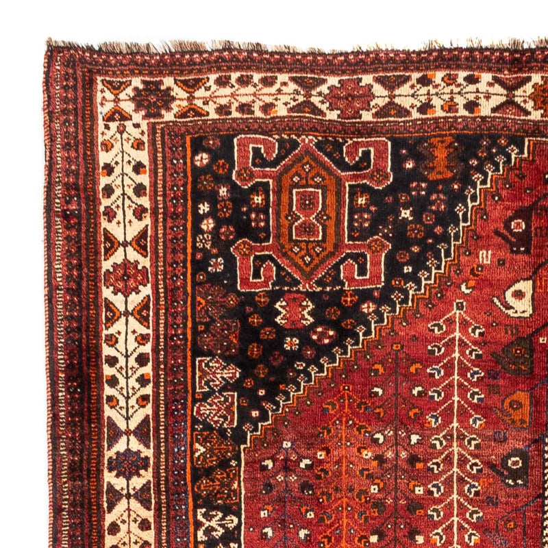 Shiraz Teppich 163x258cm - Perserteppich - dunkelrot