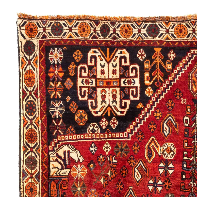Shiraz Teppich 153x247cm - Perserteppich - dunkelrot