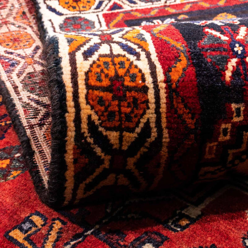 Shiraz Teppich 153x247cm - Perserteppich - dunkelrot