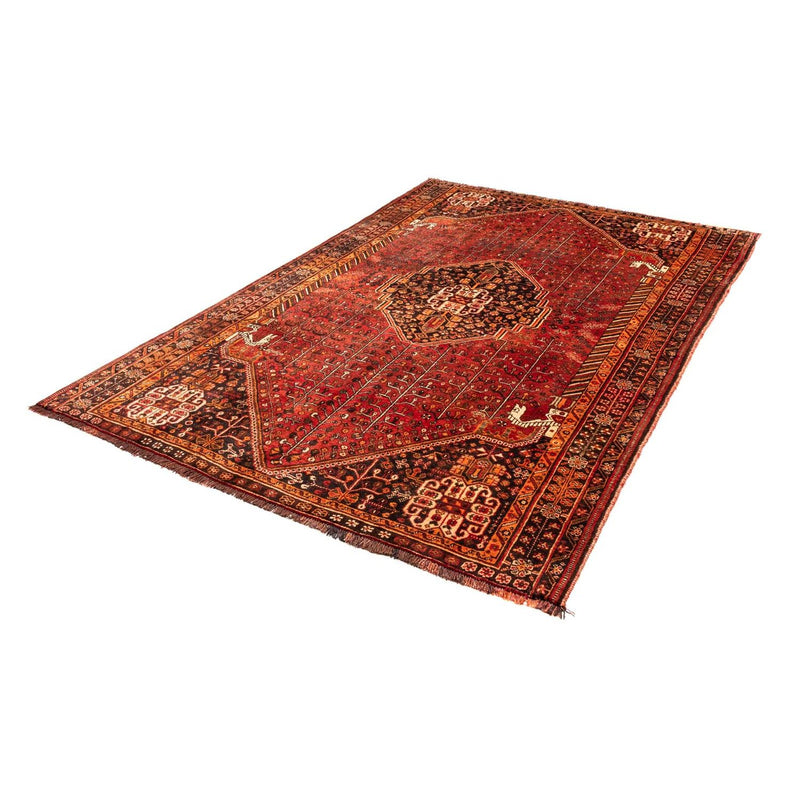 Shiraz Teppich 158x240cm - Perserteppich - dunkelrot