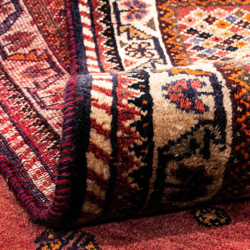 Shiraz Teppich 174x238cm - Perserteppich - dunkelrot