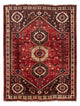 Shiraz Teppich 183x244cm - Perserteppich - dunkelrot