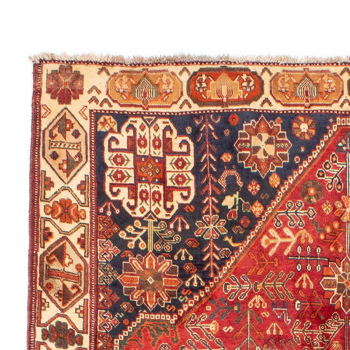 Shiraz Teppich 190x270cm - Perserteppich - rot