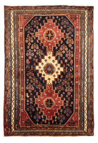 Shiraz Teppich 160x246cm - Perserteppich - dunkelblau – product image