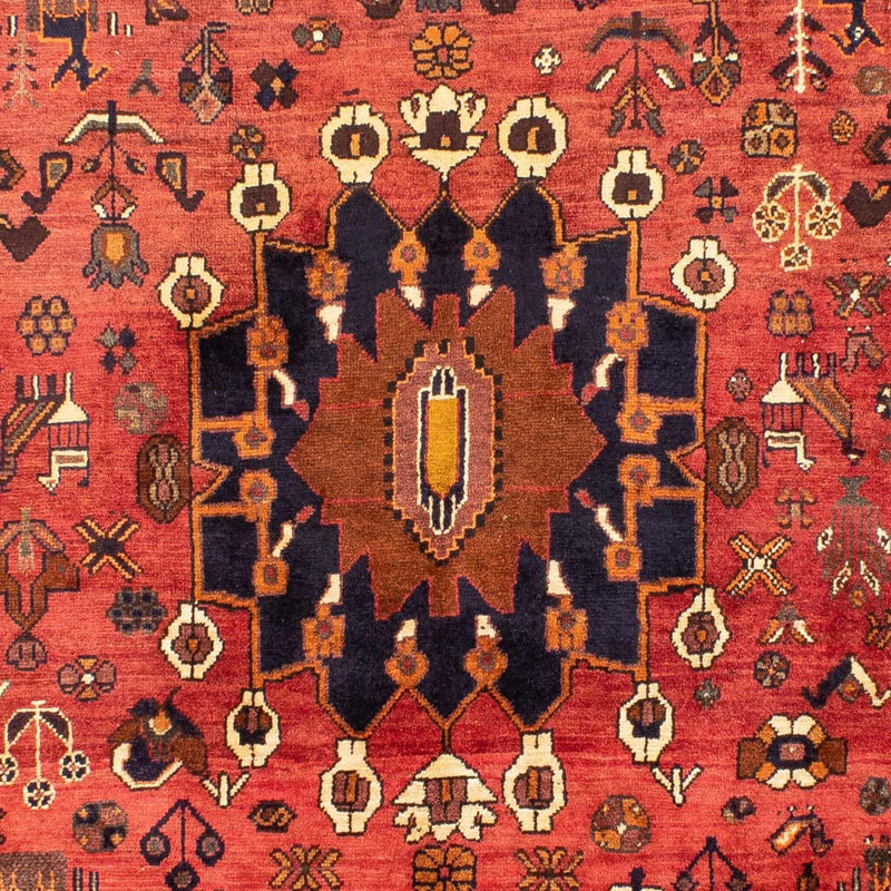 Shiraz Teppich 220x305cm - Perserteppich - hellrot