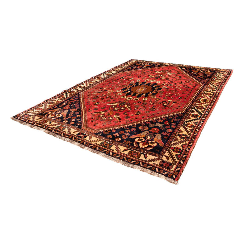 Shiraz Teppich 220x305cm - Perserteppich - hellrot