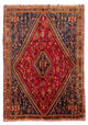 Shiraz Teppich 190x272cm - Perserteppich - dunkelrot
