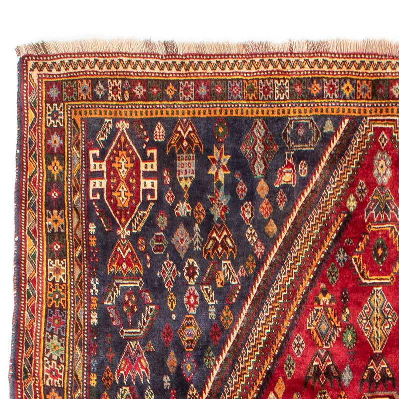 Shiraz Teppich 190x272cm - Perserteppich - dunkelrot