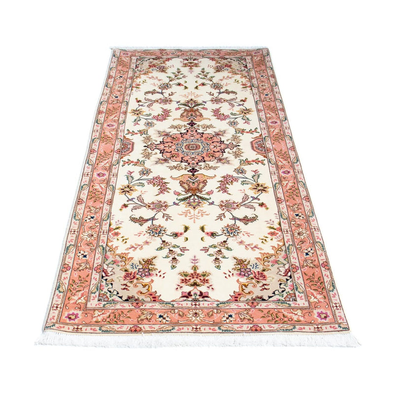 Täbriz - 50 Raj Teppich 81x215cm - Perserteppich - beige